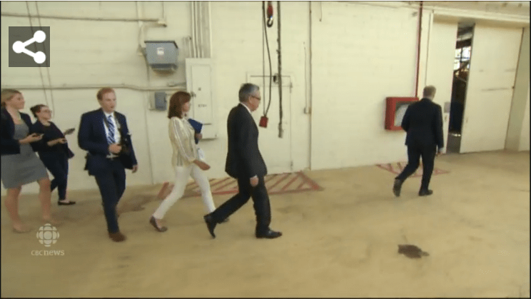 Joe Oliver flees reports after refusing to take questions