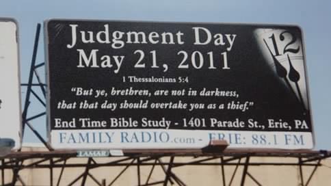 I wish to write to you about a mistake on your billboard...